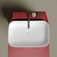 Раковина-чаша Ceramicanova Element 61 CN6053MW Белая матовая — фото 3, Раковины накладные