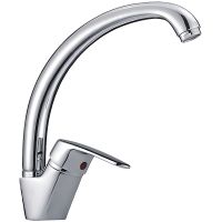 Смеситель для кухни Haiba HB4116 Хром — фото 1, Смесители для кухни