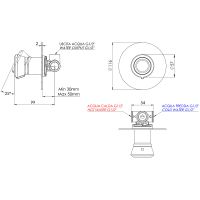 Смеситель для душа Remer Element ET30L Хром — фото 2, Смеситель для душа
