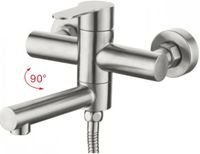 Смеситель для ванны Accoona H103 A62103 Нержавеющая сталь — фото 3, Смеситель для ванны