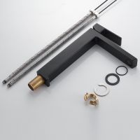 Смеситель для раковины Rose R18H R1811H-1 Черный матовый — фото 9, Смесители для раковины