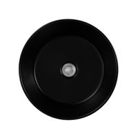 Раковина накладная для установки на столешницу AQUATEK AQ5118-MB 400*400*165, матовый черный — фото 4, Раковины накладные