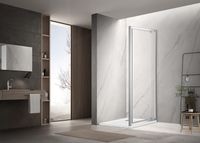 AQ NAA 6211-80 (новый артикул AQ ARI PI 08020CH) Душевая дверь, распашная 800x2000 профиль хром, сте — фото 5, Распашные душевые двери