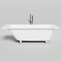 Ванна из искусственного камня Salini Orlanda 170х70 102011M Белая матовая — фото 6, Ванны из искусственного камня