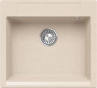 Кухонная мойка Polygran ARGO-560 (№327 Кремовый) — фото 1, Кухонные мойки