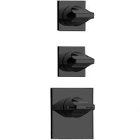 Смеситель для душа Bossini Apice Z035203.073 с термостатом Черный матовый — фото 1, Смеситель для душа