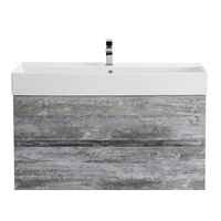 База под раковину подвесная CEZARES MOLVENO 46-100-2C-SO-LG — фото 1, Тумбы под раковину