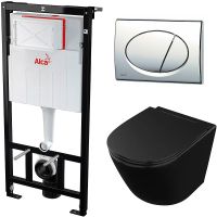 Комплект унитаза Owl 1975 Vind Cirkel-H OWLT190305 с инсталляцией Alcaplast Sadromodul AM101/1120-3: — фото 1, Комплекты унитаз + инсталляция