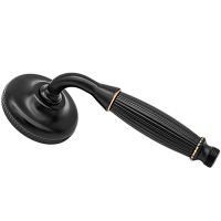 Ручной душ Milacio MC.006.BBR из латуни / черная бронза / ретро стиль / круглая форма — фото 2, Лейки для душа