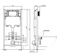 Товар: Инсталляция для подвесного унитаза Aquatek Standart 51 INS-0000001, 130*510*100 мм - фото 2 Инсталляция для подвесного унитаза Aquatek Standart 51 INS-0000001, 130*510*100 мм — фото 2, Инсталляции для унитазов