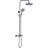 Душевая система Boch Mann Oglio TS BM9648 с термостатом Хром — фото 1, Душевые стойки