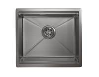 Granula-KS-5045U, СТАЛЬ САТИН, стальная кухонная мойка KITCHEN SPACE — фото 1, Кухонные мойки