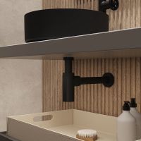 Сифон для раковины Iddis Optima Home OPTBL00i84 Черный матовый — фото 3, Сифоны