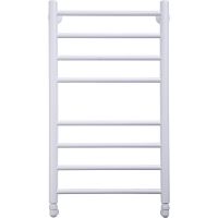 Водяной полотенцесушитель Comfysan Luce W-8 80x40 013431 Белый матовый — фото 4, Водяные полотенцесушители