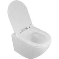 Товар: Унитаз Azario Fora AZ-0067 подвесной Белый с сиденьем Микролифт - фото 9 Унитаз Azario Fora AZ-0067 подвесной Белый с сиденьем Микролифт — фото 9, Подвесные унитазы