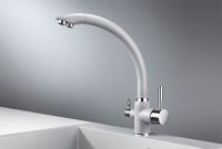 Granula-2167, АЛЮМИНИУМ, СМЕСИТЕЛЬ КУХОННЫЙ — фото 1, Смесители для кухни