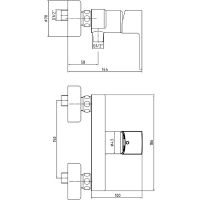 Товар: Смеситель для душа E.C.A. Nita 102154026EX Хром - фото 2 Смеситель для душа E.C.A. Nita 102154026EX Хром — фото 2, Для душа и ванны