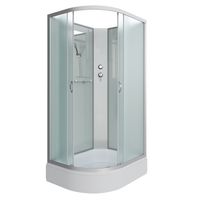 Душевая кабина Niagara Classic NG-33184-14RBK (110х80х200) средний поддон(26см),стекло матовое,4 мес — фото 1, Душевые кабины