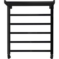 Товар: Водяной полотенцесушитель Comfysan Marte-K W-5 60x50 012540 с полкой Черный матовый - фото 4 Водяной полотенцесушитель Comfysan Marte-K W-5 60x50 012540 с полкой Черный матовый — фото 4, Водяные полотенцесушители