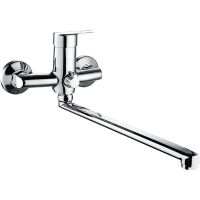 Смеситель для ванны Ростовская Мануфактура Сантехники SL132-006E универсальный Хром — фото 1, Для душа и ванны