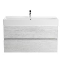 База под раковину подвесная CEZARES MOLVENO 46-100-2C-SO-LB — фото 1, Тумбы под раковину