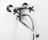 Weser Смеситель для ванны с длинным изливом арт-7802L — фото 2, Смеситель для ванны