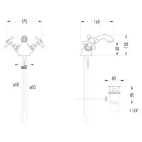 Товар: Смеситель для раковины Devon&Devon Austin UTAU910CR Хром - фото 2 Смеситель для раковины Devon&Devon Austin UTAU910CR Хром — фото 2, Смесители для раковины