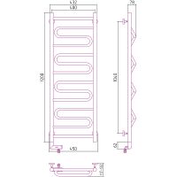 Электрический полотенцесушитель Сунержа Элегия 2.0 1200x400 L 00-5218-1240 Хром — фото 3, Электрические полотенцесушители