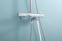 Душевая система Raglo R20.26 с термостатом Хром — фото 24, Душевые стойки