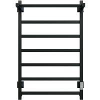 Электрический полотенцесушитель Aringa Порто 80x50 AR03010BL с полкой Черный — фото 5, Электрические полотенцесушители