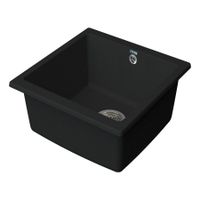 Товар: Мойка кухонная Point Бату 45 PN3008B, черный - фото 3 Мойка кухонная Point Бату 45 PN3008B, черный — фото 3, Кухонные мойки