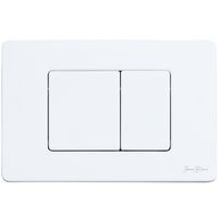 Клавиша смыва Iberica Blanca Inox-C IB.B011.001.000 Белая матовая — фото 1, Кнопки смыва