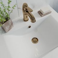 Донный клапан Iddis Cloud CLOG000i88 Золото — фото 2, Раковины и столешницы. Выпуски для умывальников