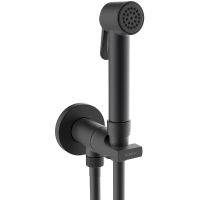 Гигиенический душ со смесителем Bossini Paloma Brass E34007B.073 Черный матовый — фото 1, Гигиенические души