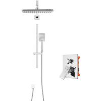 Душевая система Swedbe Platta 5539 Хром — фото 7, Встраиваемые душевые комплекты