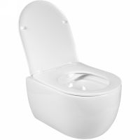 Унитаз Bond Oval F10-10 подвесной Белый с сиденьем Микролифт — фото 5, Подвесные унитазы