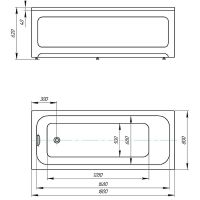 Акриловая ванна Azario Bella 180х80 AV.0020180 без гидромассажа — фото 3, Акриловые ванны