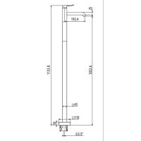 Смеситель для раковины Gattoni Ely 8809/88C0 Хром — фото 2, Смесители для раковины