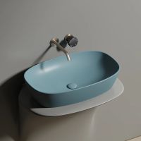 Раковина-чаша Ceramicanova Element 60 CN6049MLG Зеленая матовая — фото 6, Раковины накладные