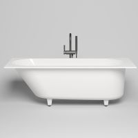 Ванна из искусственного камня Salini Ornella 170х75 102311G Белая глянцевая — фото 11, Ванны из искусственного камня