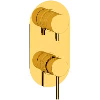 Смеситель для душа Remer X-Style X93DO Золото глянцевое — фото 1, Смеситель для душа