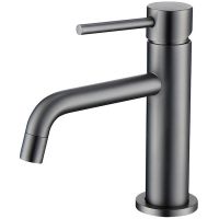 Смеситель для раковины Caprigo Don 53-022-GUN Вороненая сталь — фото 1, Смесители для раковины