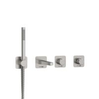 A6451.296.298.275.100.276 Встраиваемый комплект для ванны с лейкой и изливом — фото 4, Смеситель для ванны