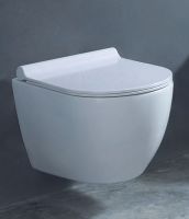 Унитаз Azario Geno AZ2196D подвесной Белый с сиденьем Микролифт — фото 3, Унитазы