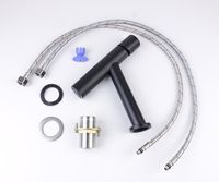 Смеситель для раковины Bronze de Luxe Liberty 102B Черный матовый — фото 6, Смесители для раковины