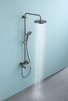 Душевая система Raglo R03.24.09 Графит матовый — фото 20, Душевые стойки