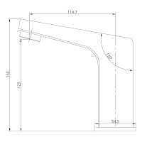 Смеситель для раковины Lemark Project LM4650CE Хром — фото 2, Смесители для раковины