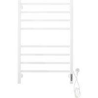 Электрический полотенцесушитель Domoterm Квадро DMT Квадро П8 500x800 EK R Белый матовый — фото 1, Электрические полотенцесушители
