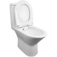 Товар: Унитаз компакт Azario Fretta New AZ-1223B с бачком и сиденьем Микролифт - фото 10 Унитаз компакт Azario Fretta New AZ-1223B с бачком и сиденьем Микролифт — фото 10, Унитазы