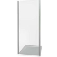 Душевая стенка Good Door Neo SP-100 100х185 профиль Хром стекло прозрачное — фото 1, Боковые стенки